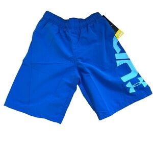 Under Armour Boys Swim Trunks Shorts w/Mesh Brief Elastic Waist w/ Cord UPF 50